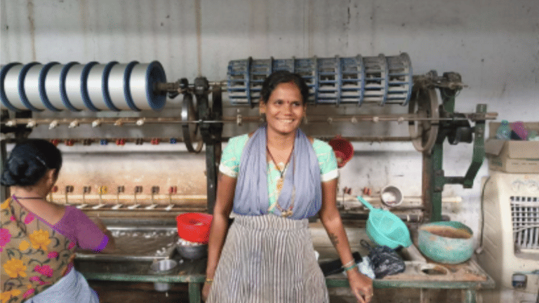 Behind every silk sari, a woman breaks